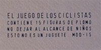 EL JUEGO DE LOS CICLISTAS